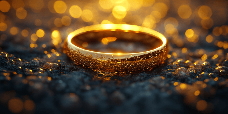 Ile złota na obrączki?