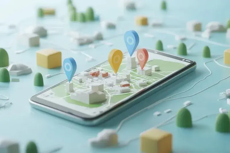 Pozycjonowanie mapa Google