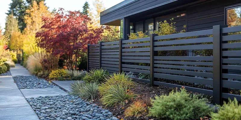 Metallzäune aus Polen mit montage