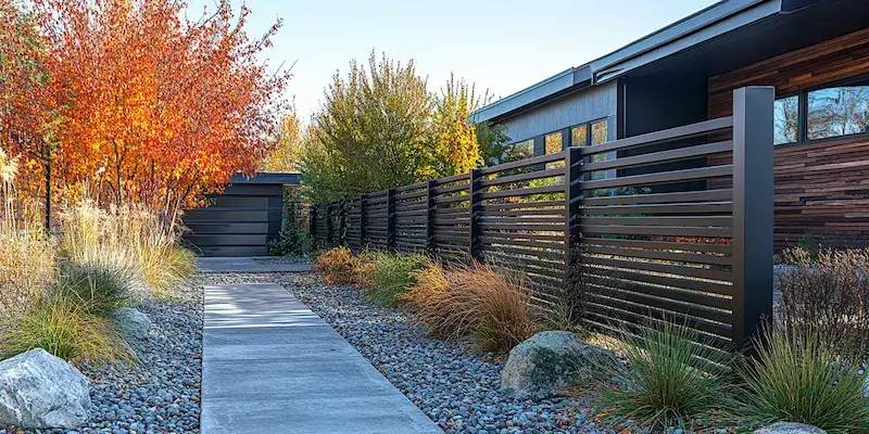 Alu Sichtschutzzaun aus Polen