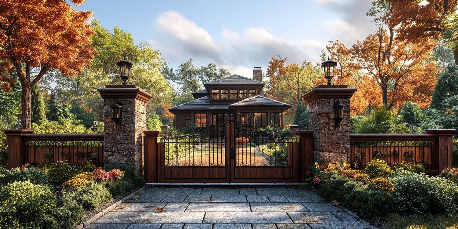 Alu Zäune aus Polen mit Montage