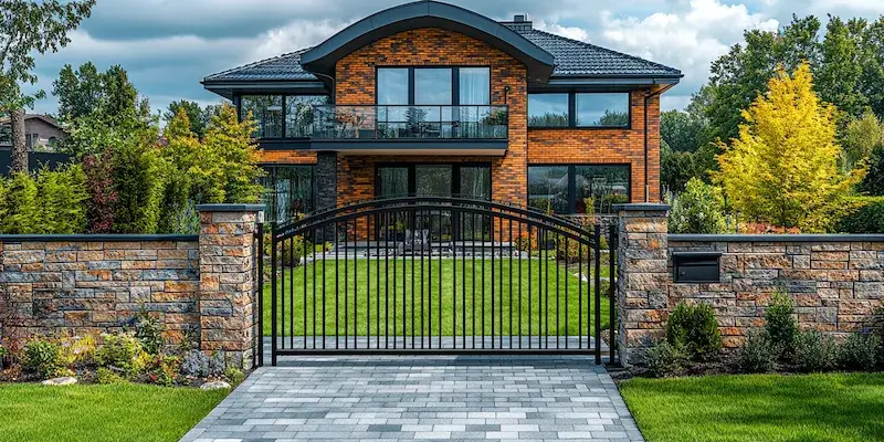 Polnische Metallzaune