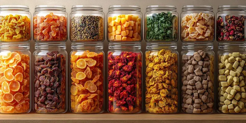 Ile kcal mają suszone owoce?