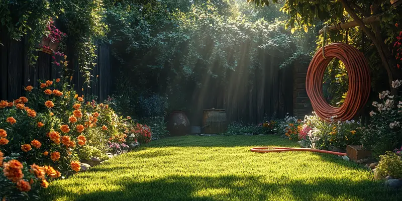 Bęben jak zrobić wieszak na wąż ogrodowy?