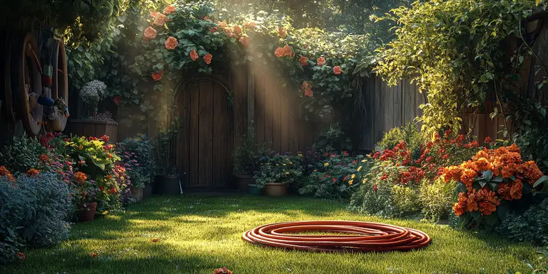 Jak zrobić wieszak na wąż ogrodowy?