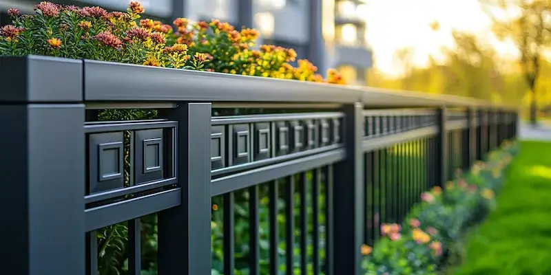 Metallzaun aus Polen